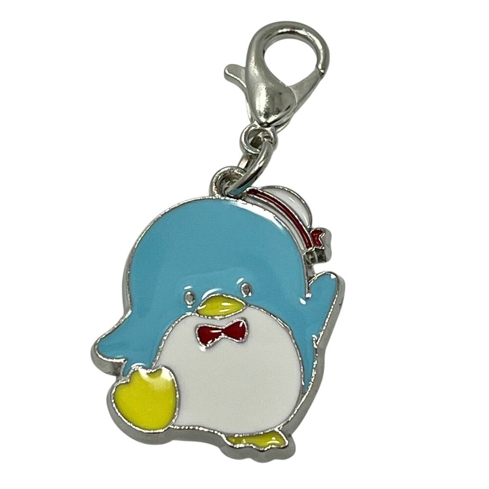 Sanrio Hello Kitty Tuxedo Sam Clip On Charm Zipper Pull Bag Purse Signed